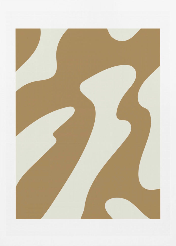 Curved Earth Tones | Poster