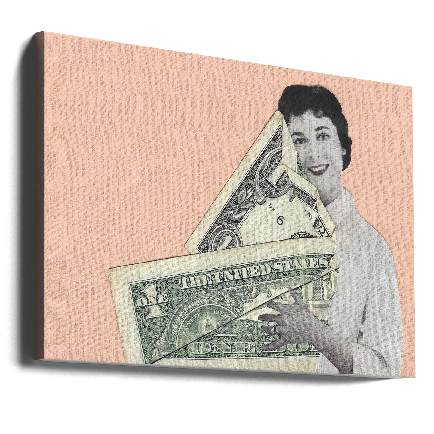 Cash Embrace | Canvas