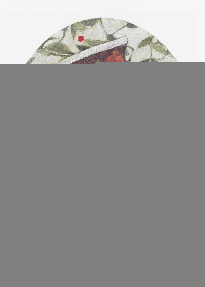 Cata With Green Leafs | Poster