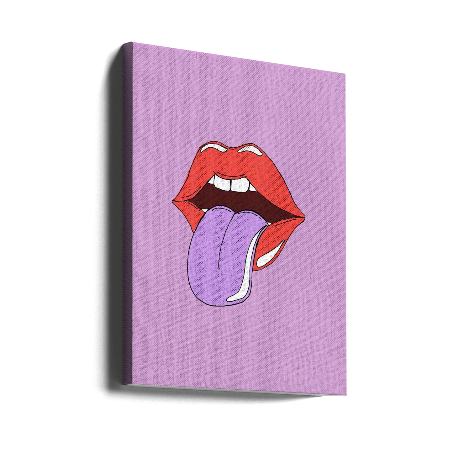 Entfesselte Pop-Lippen | Leinwand