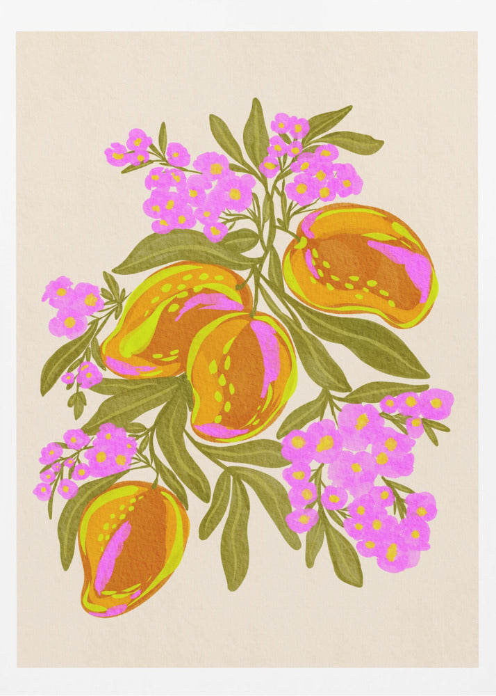 Vibrant Mangoes | Poster