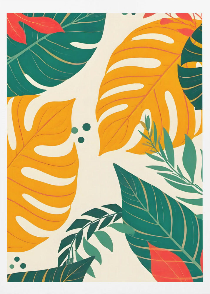 Golden Tropics Vibes | Poster