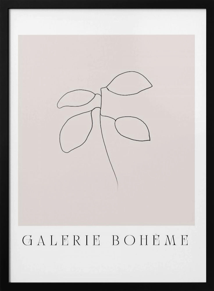 Minimal Leaf Line | Poster