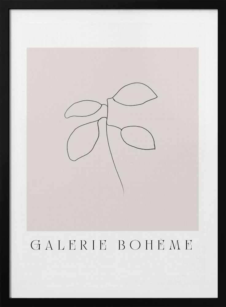 Minimal Leaf Line | Poster