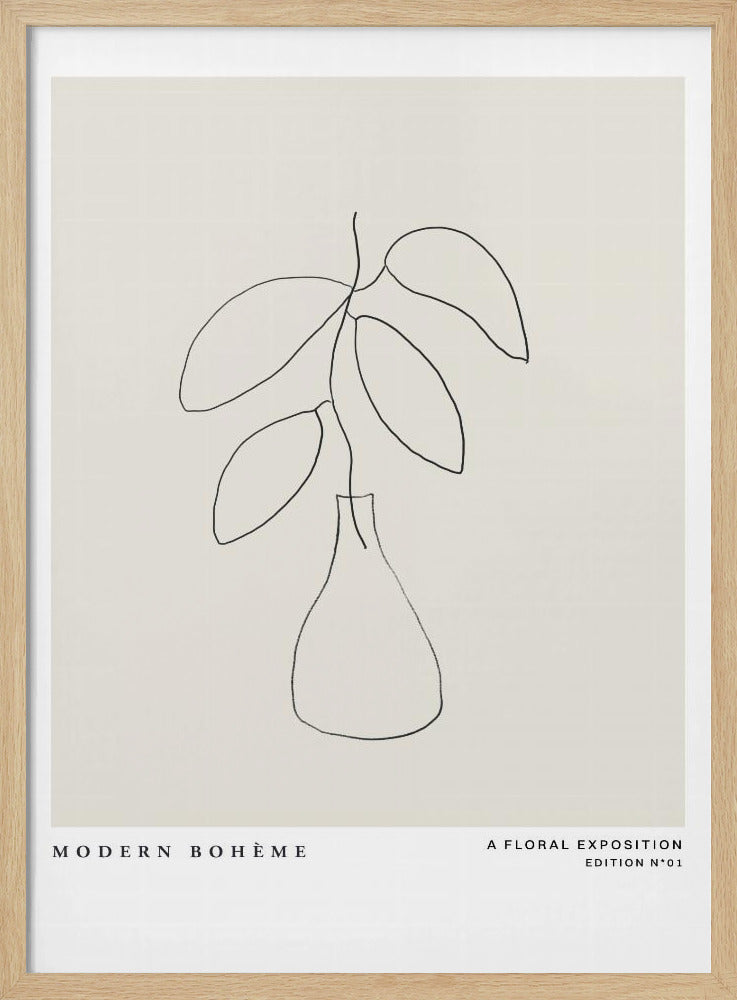 Minimalist Bloom | Poster