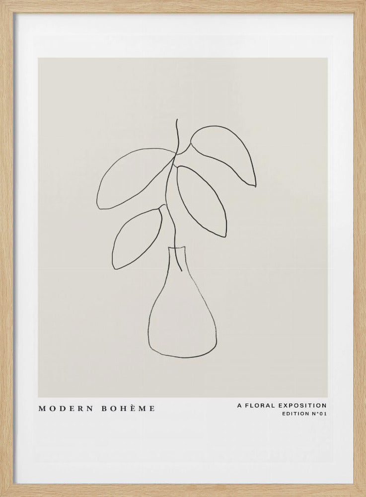 Minimalist Bloom | Poster