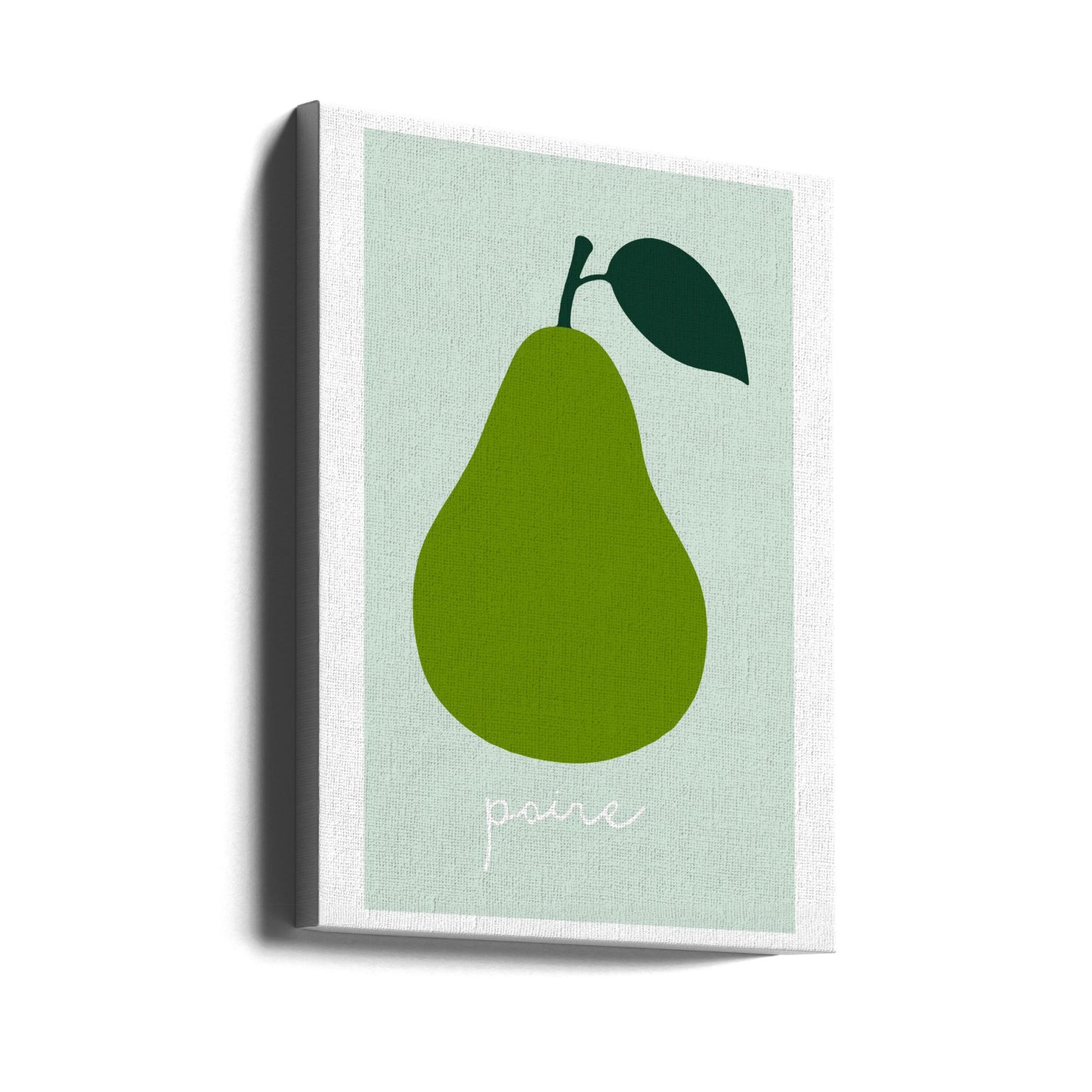 La Poire (Hellgrün) | Leinwand
