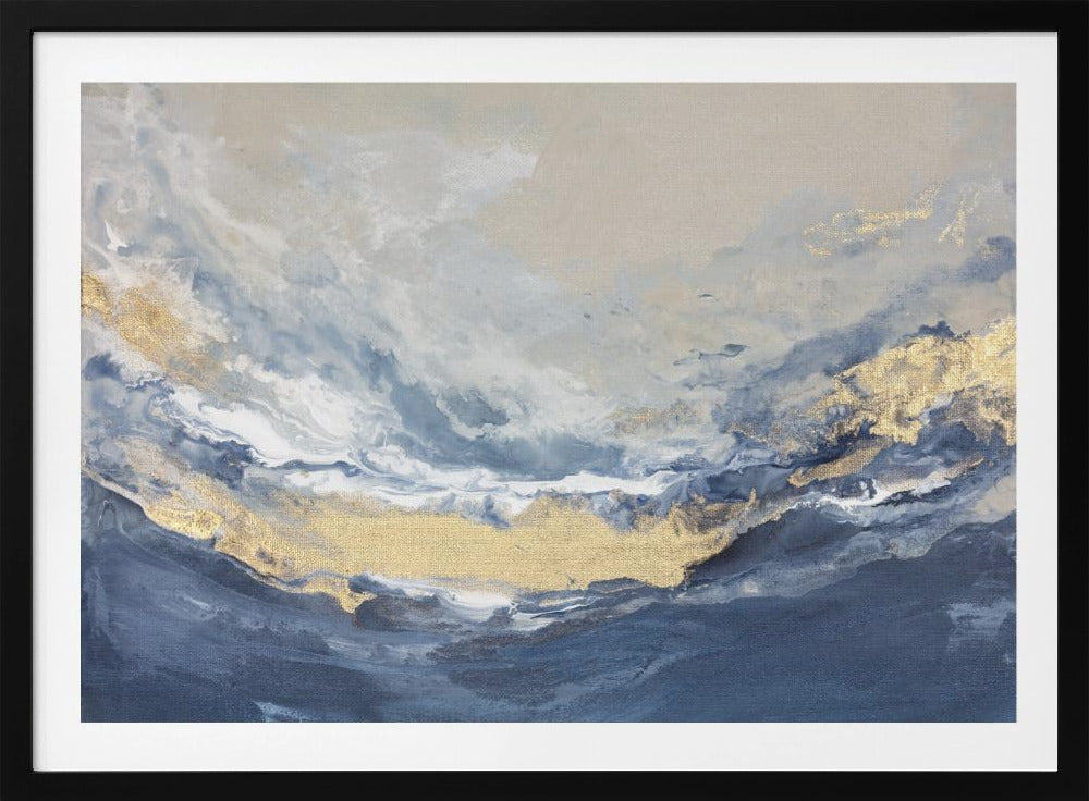 Golden Horizon Waves | Poster
