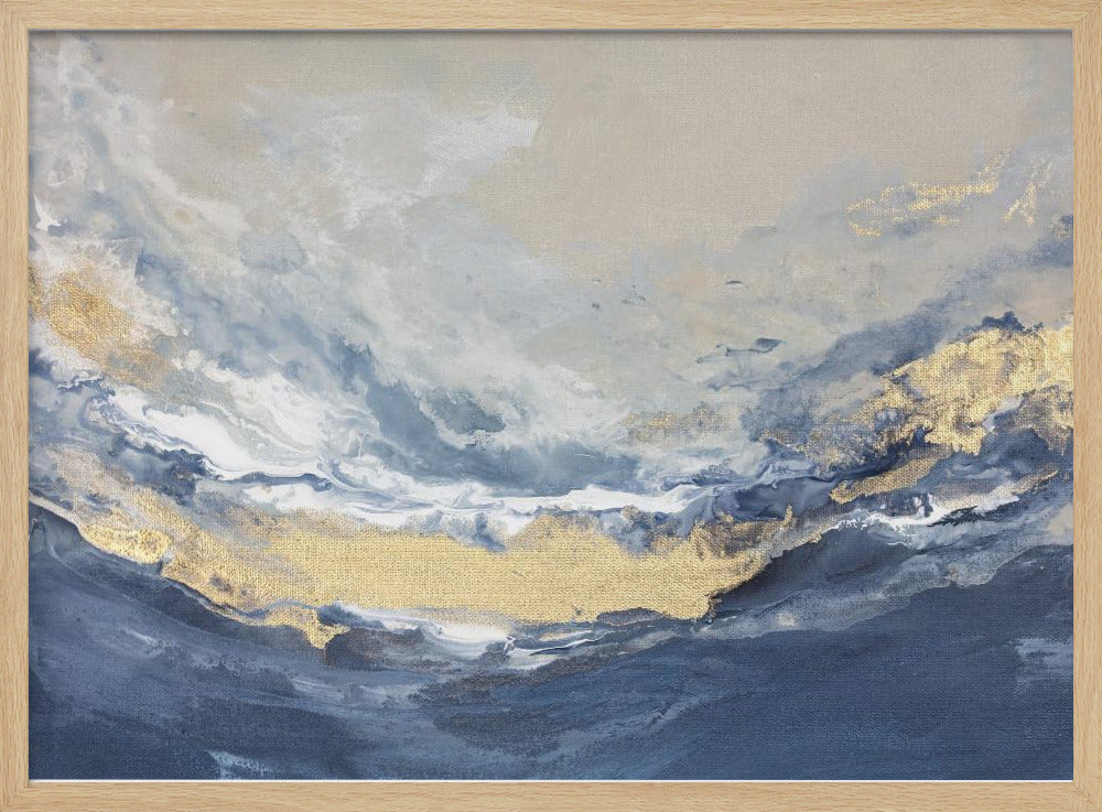 Golden Horizon Waves | Poster