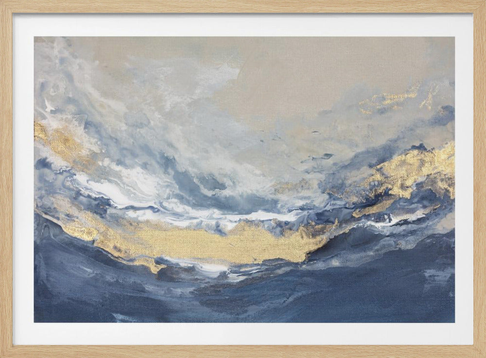 Golden Horizon Waves | Poster