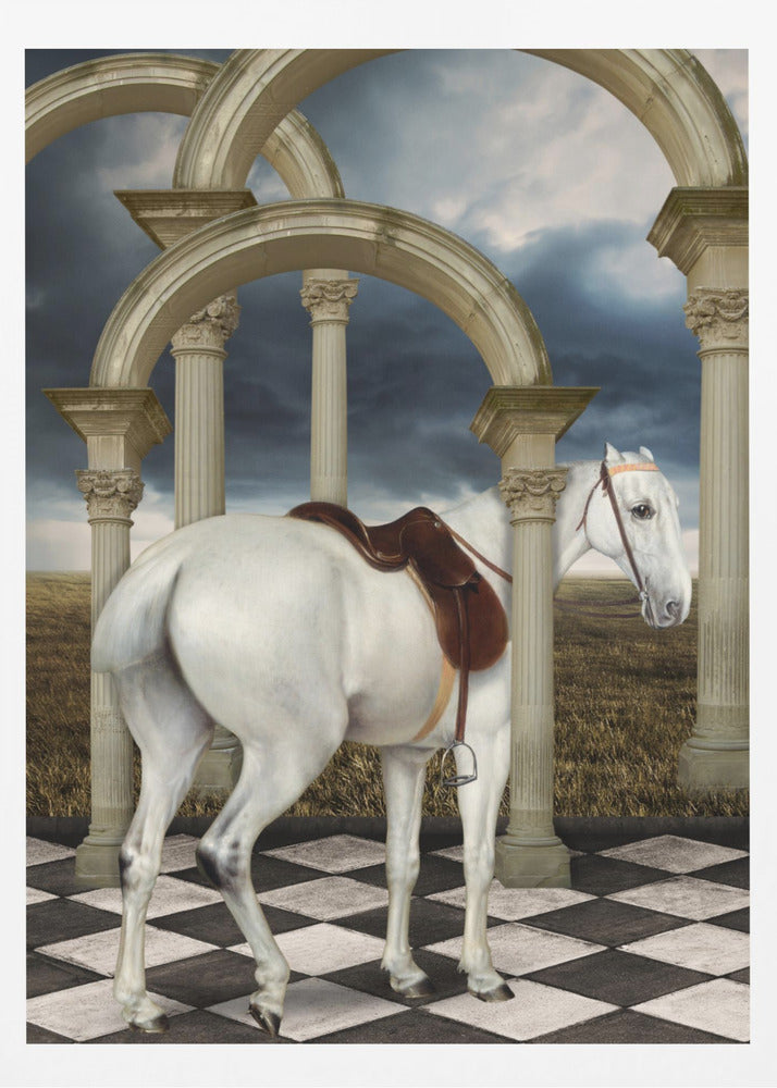 Der graue Jäger einer Dame | Poster