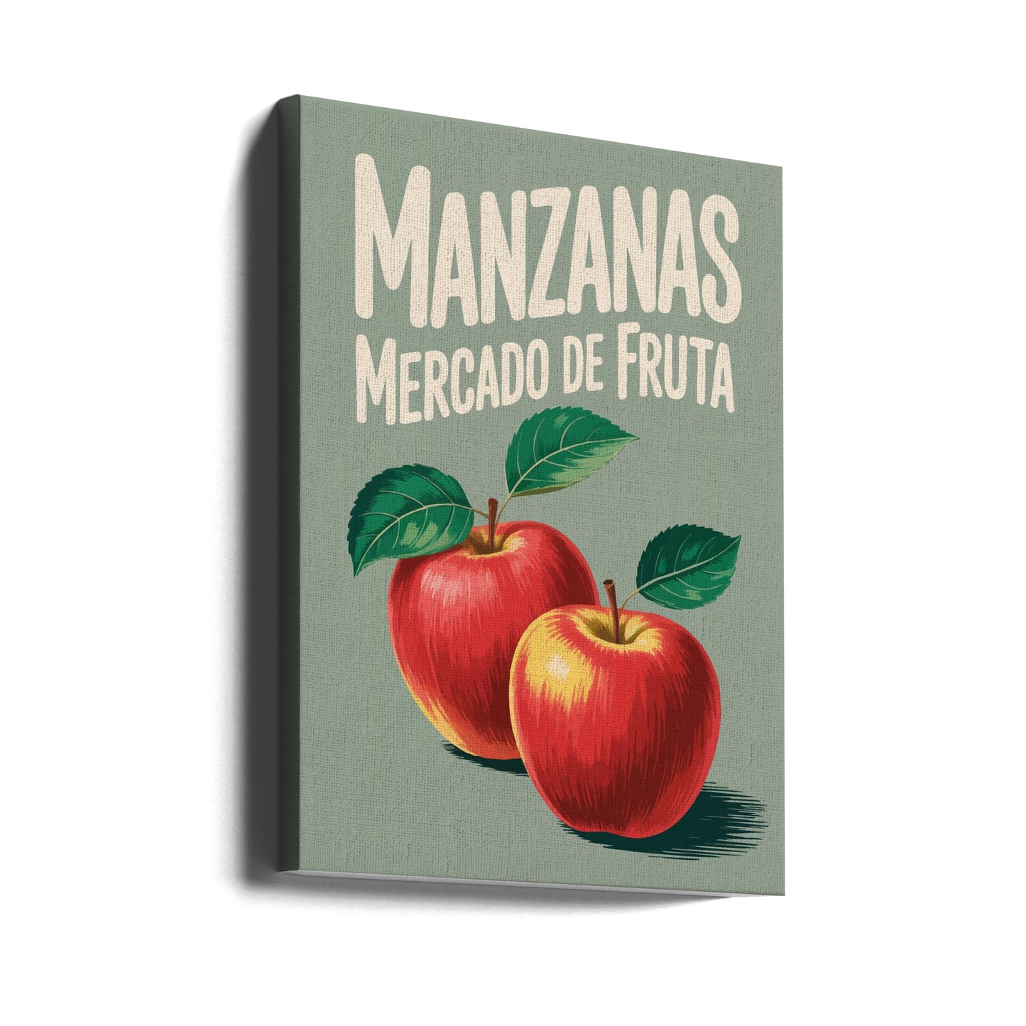 Leuchtend rote Äpfel | Leinwand