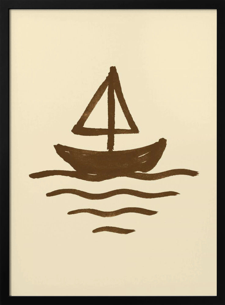 Simplistic Sailboat | Poster