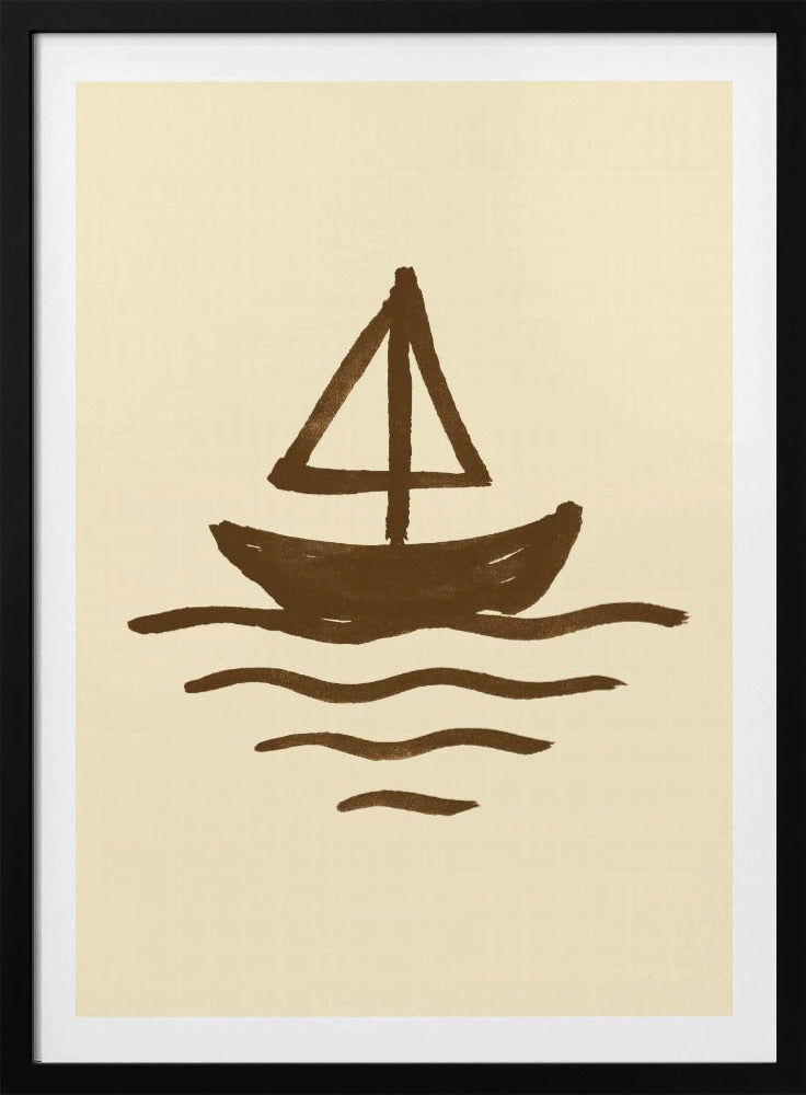 Simplistic Sailboat | Poster