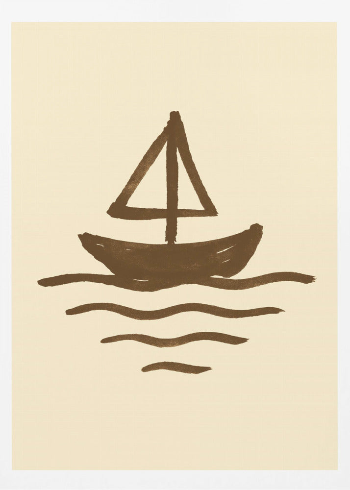Simplistic Sailboat | Poster