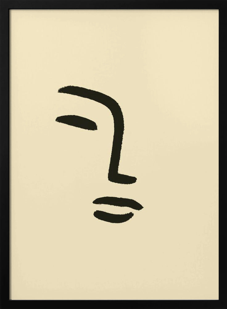 Minimal Face Lines | Poster