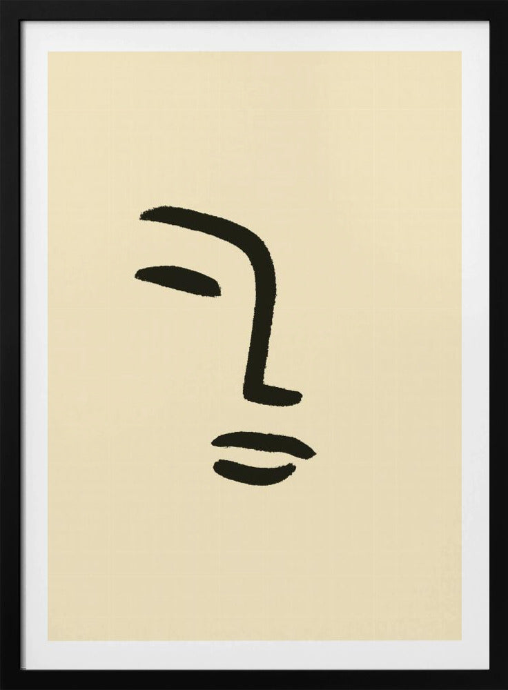 Minimal Face Lines | Poster