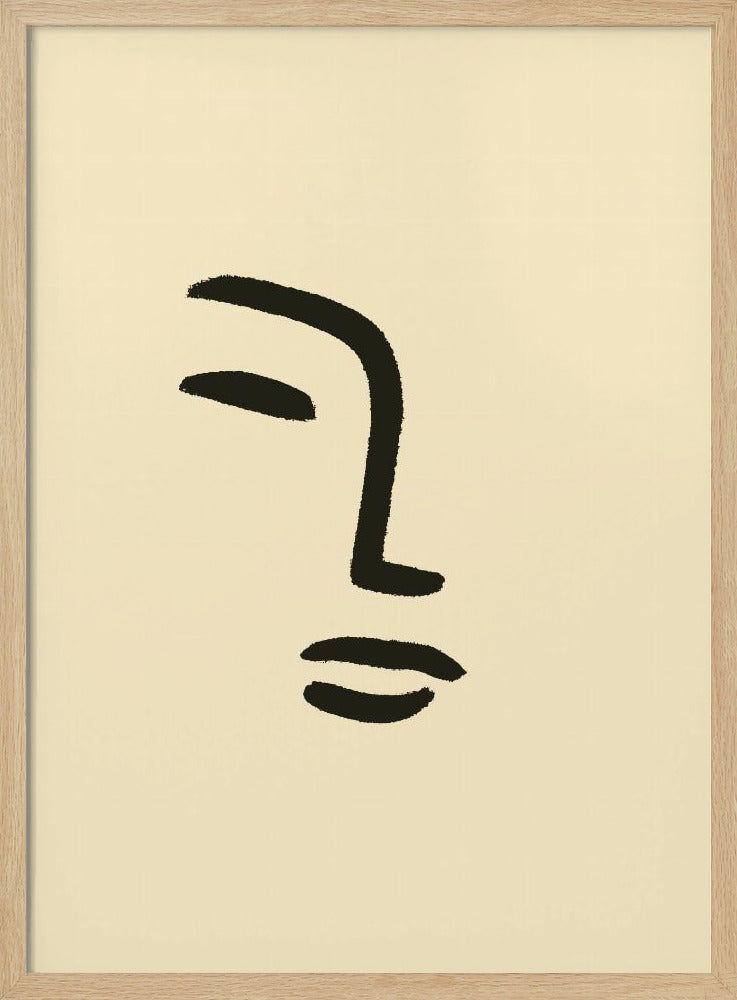 Minimal Face Lines | Poster