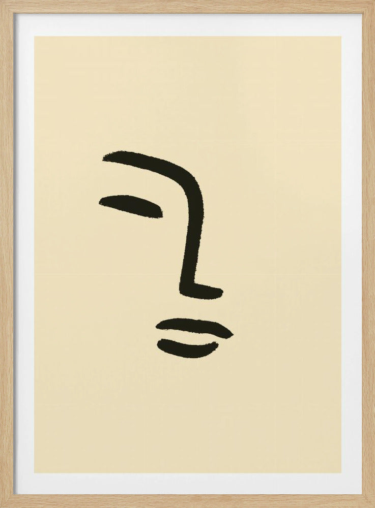 Minimal Face Lines | Poster