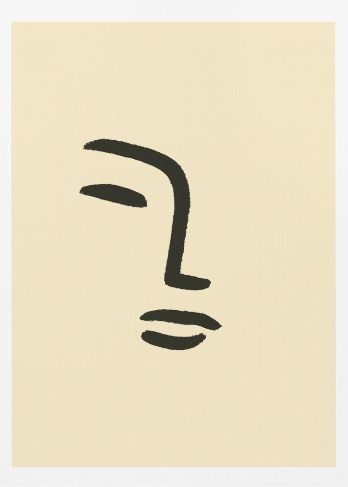 Minimal Face Lines | Poster