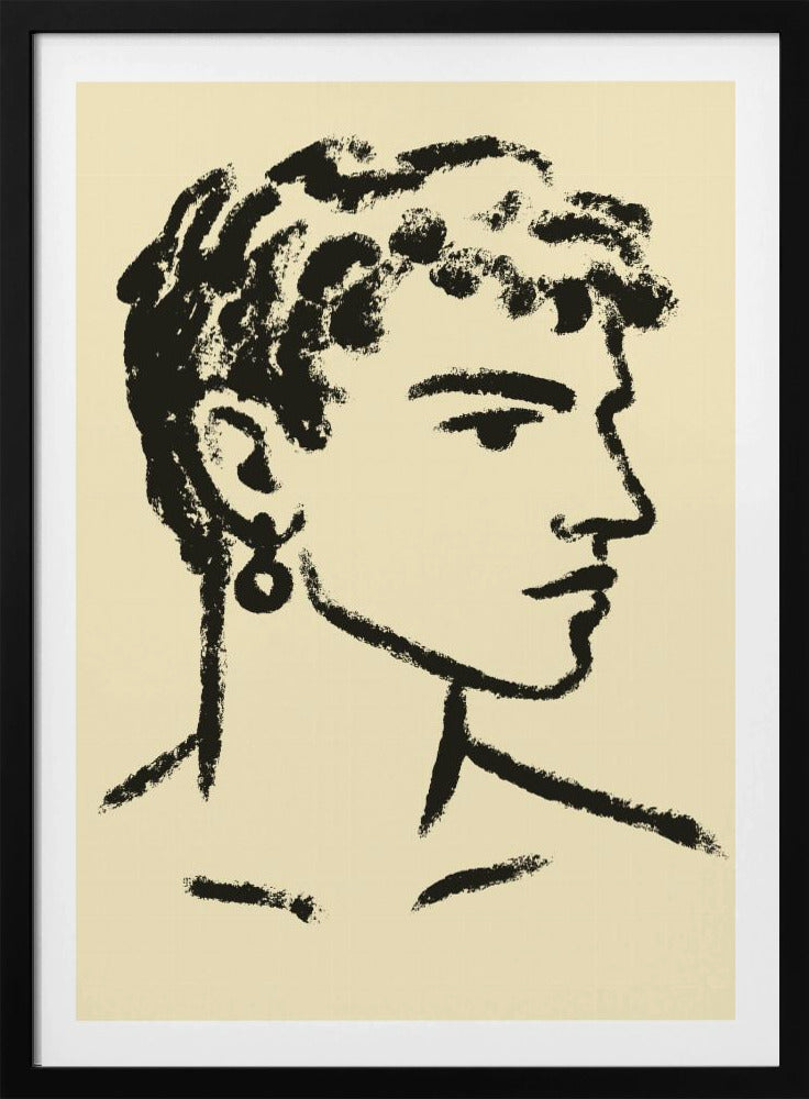 Pensive Profile | Poster
