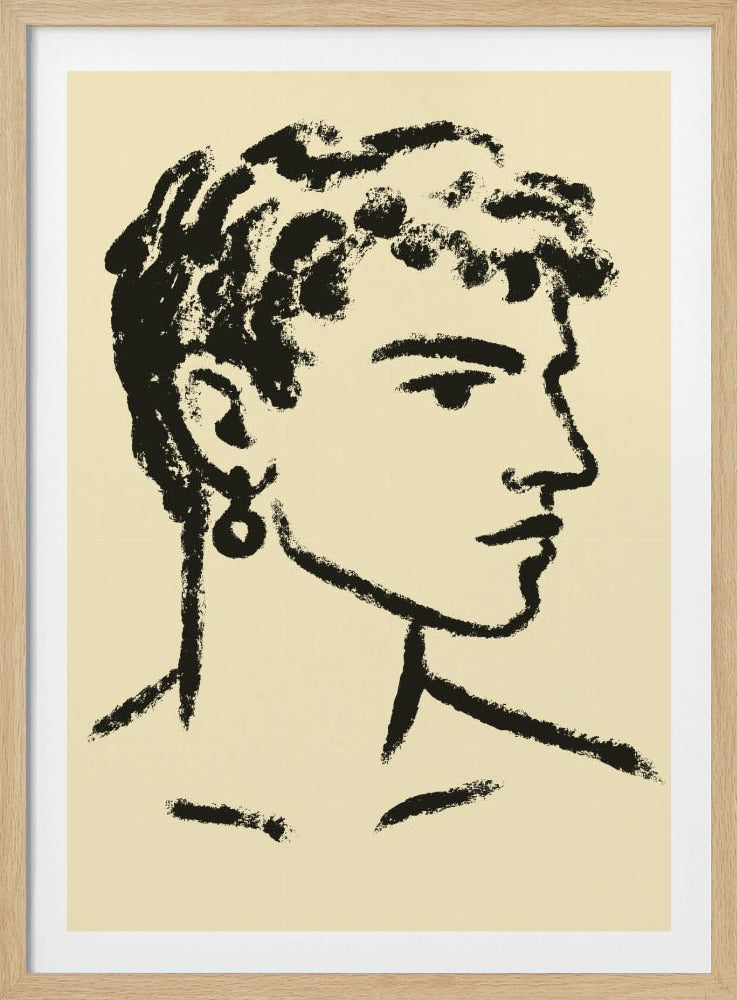 Pensive Profile | Poster