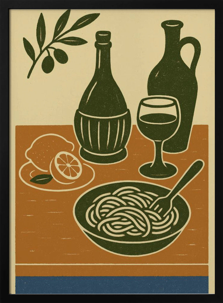 Italian Feast Scene | Poster