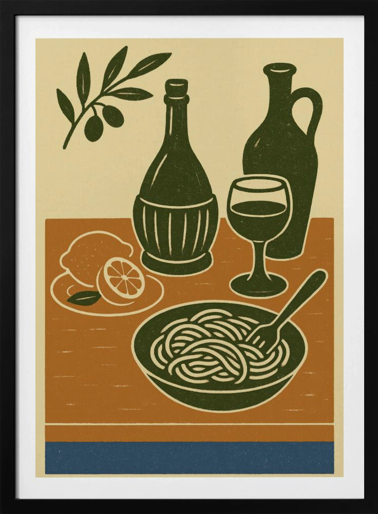 Italian Feast Scene | Poster