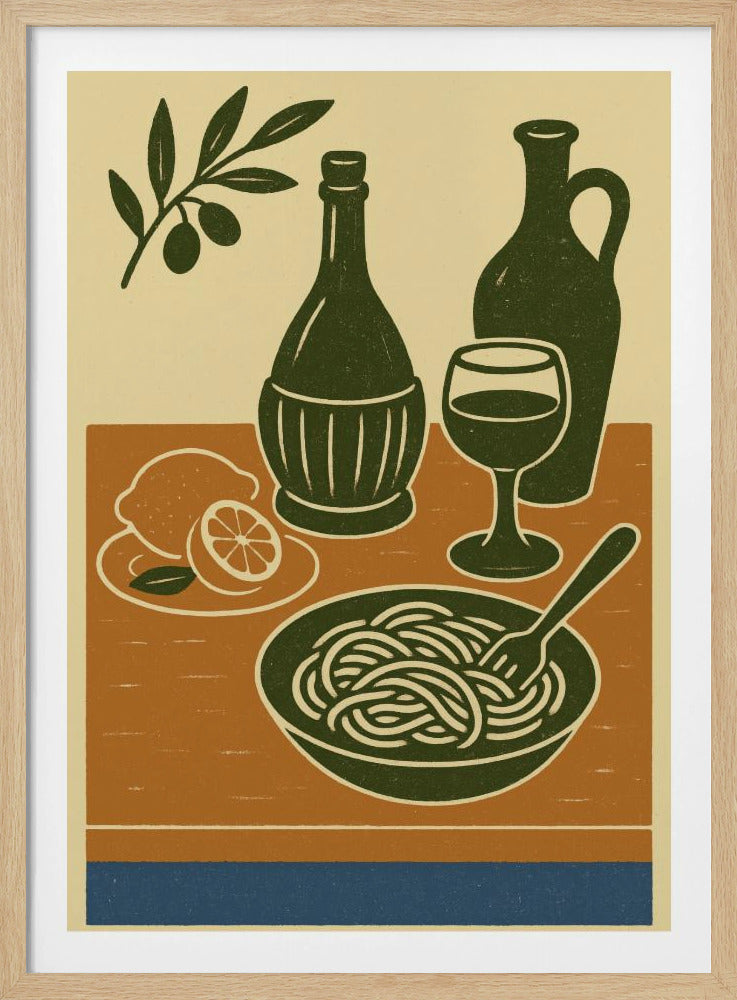 Italian Feast Scene | Poster