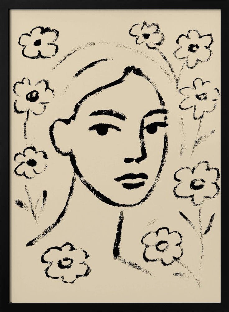 Floral Contemplation | Poster