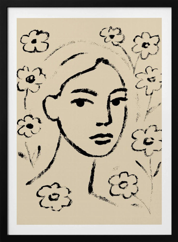 Floral Contemplation | Poster
