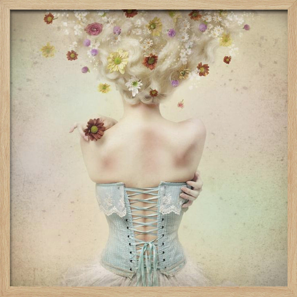 Girl of the flower garden | Poster
