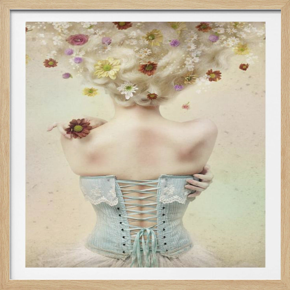 Girl of the flower garden | Poster