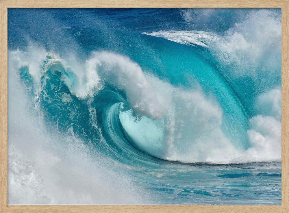 Kun valtameri muuttuu siniseksi tuleksi | Julisteet - Taidevedokset