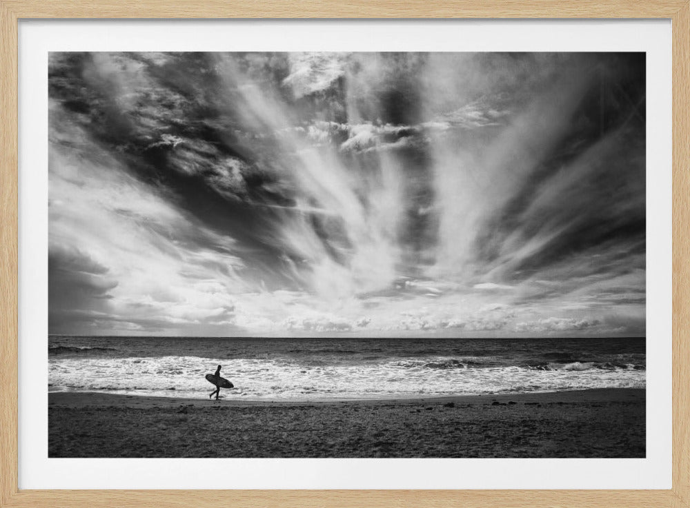 The loneliness of a surfer | Poster