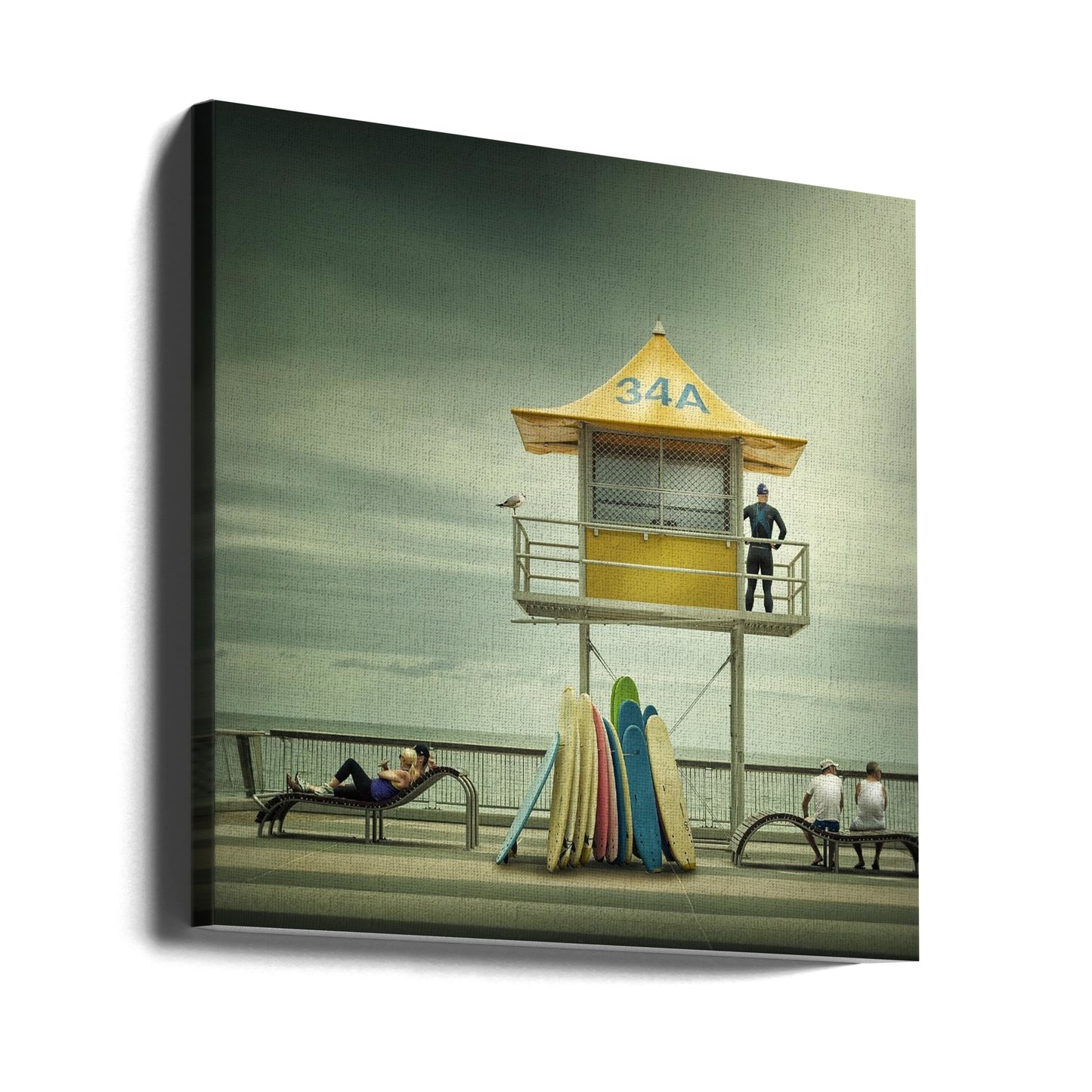 The life guard | Canvas
