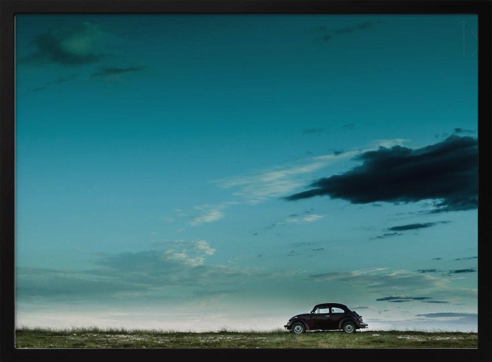 The Red VW Beetle | Poster