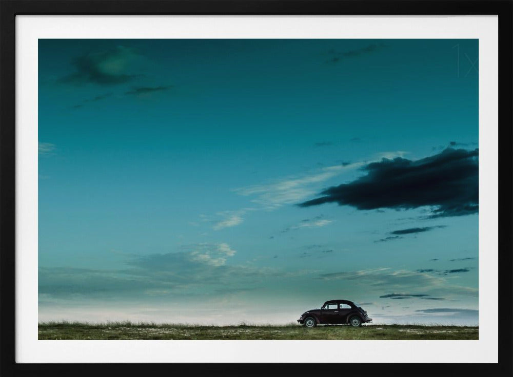 The Red VW Beetle | Poster