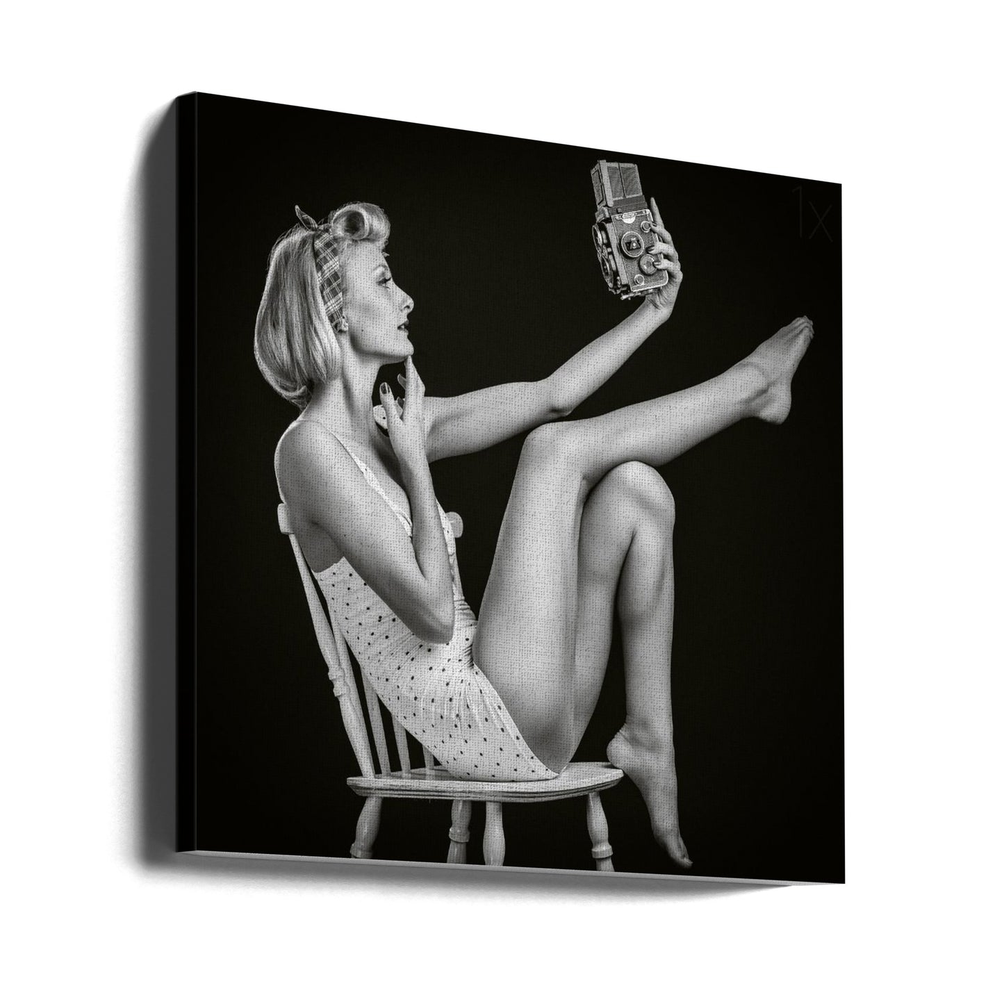 Vintage-selfie | Canvastaulut