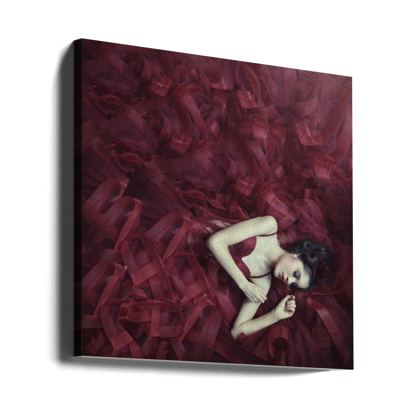 Punainen kukka | Canvastaulut