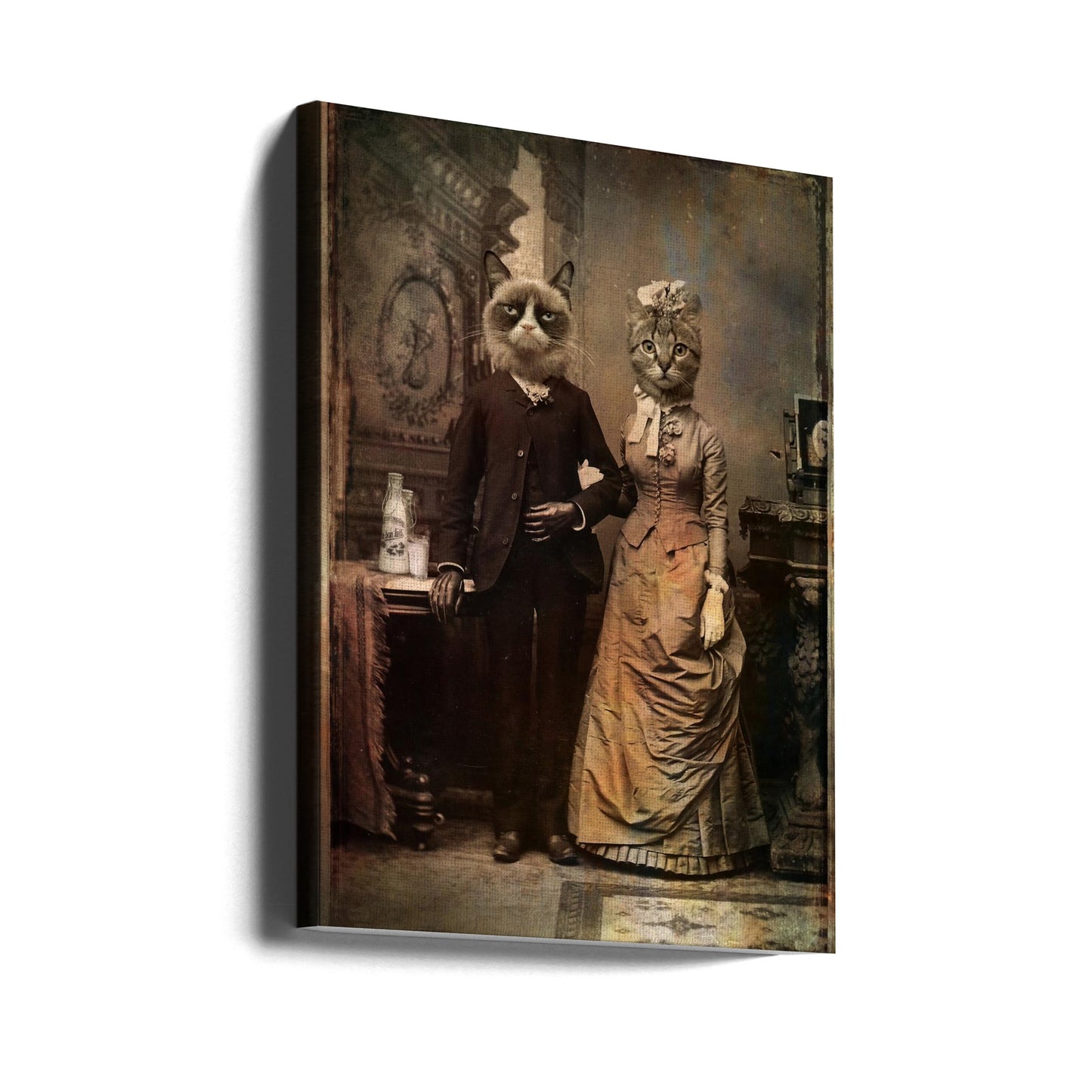 Katzenpaar | Leinwand-Bilder