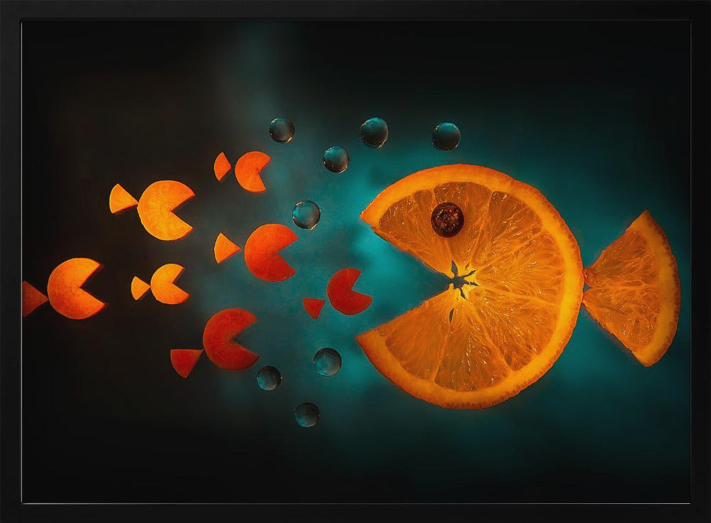 Orangenfisch | Poster - Kunstdruck