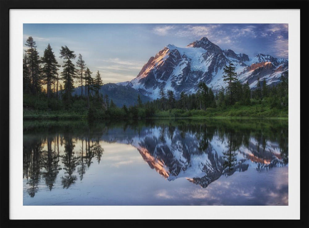 Amanecer en el monte Shuksan | Posters  - Impresiones de Arte