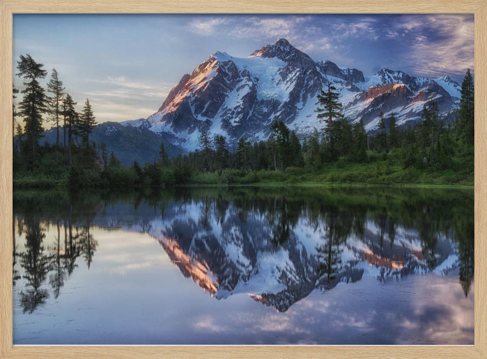 Amanecer en el monte Shuksan | Posters  - Impresiones de Arte