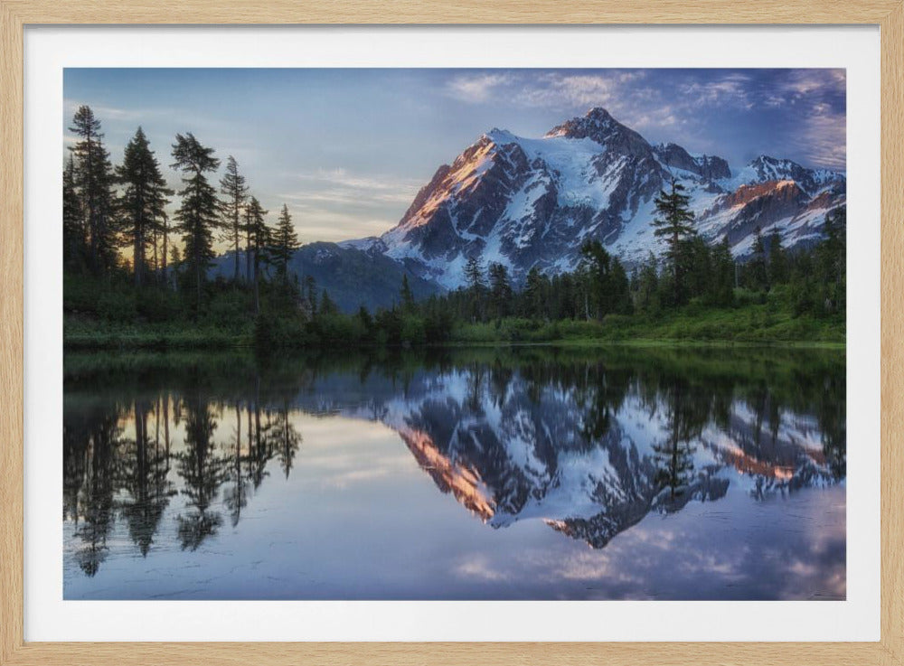 Amanecer en el monte Shuksan | Posters  - Impresiones de Arte