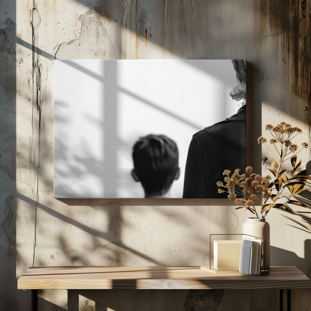 Äiti ja poika. Canvastaulut