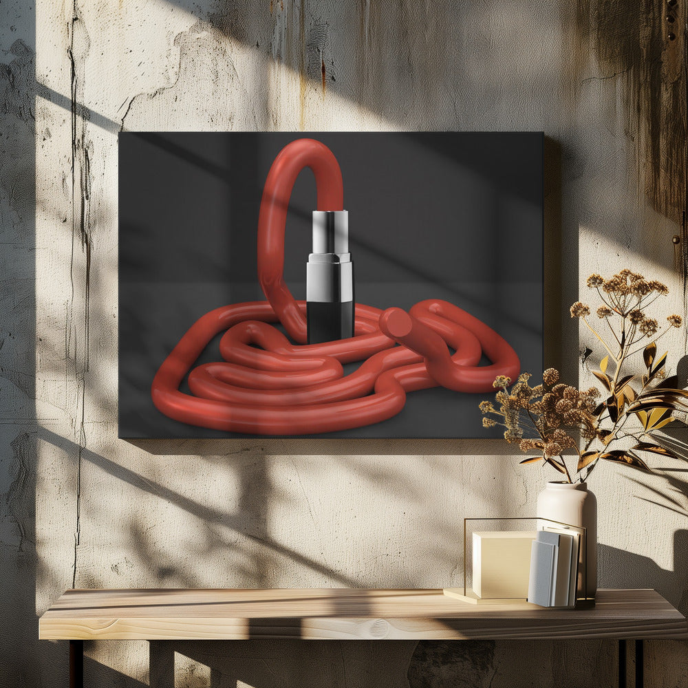 Huulipuna | Canvastaulut