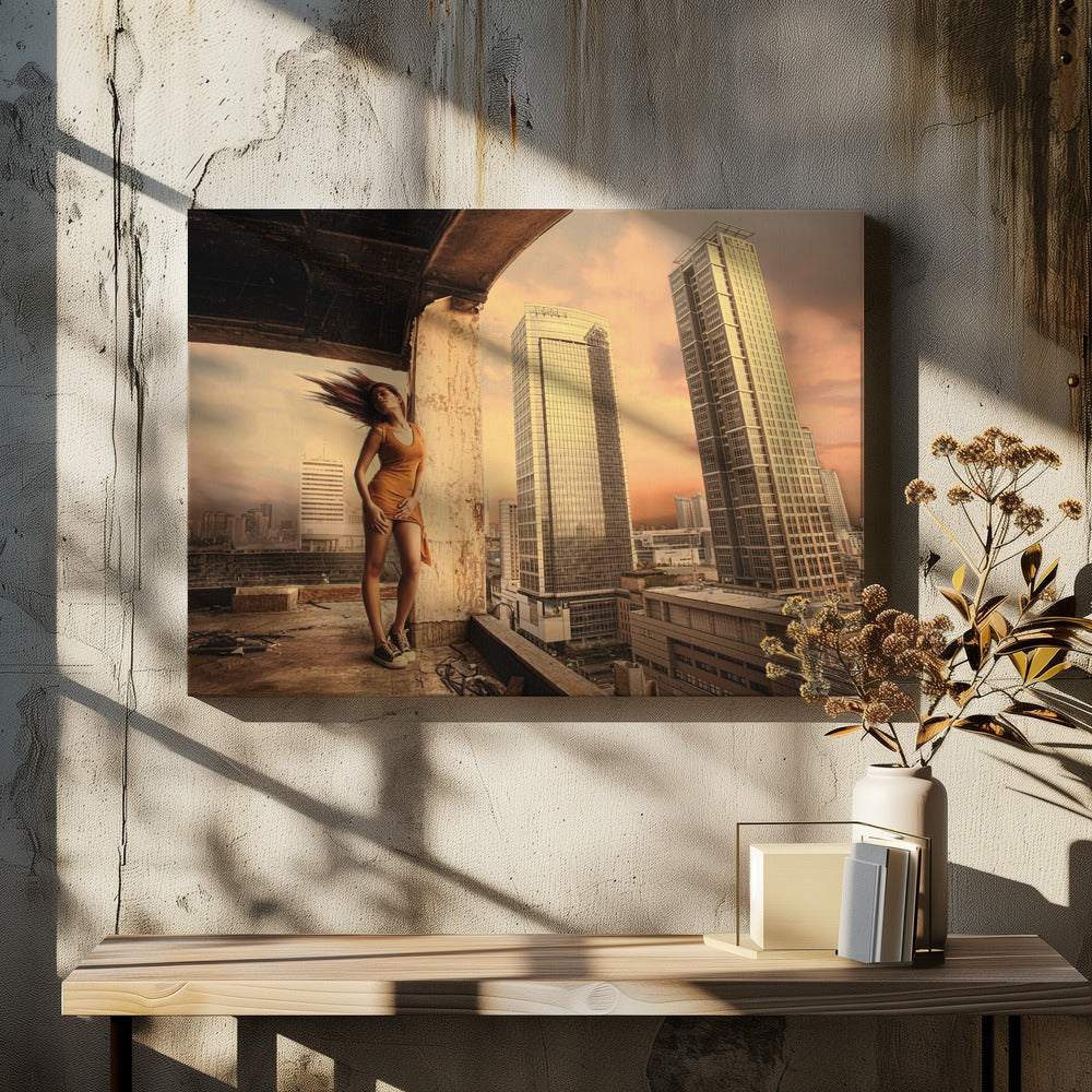 Aus dem 16. Stock | Leinwand-Bilder