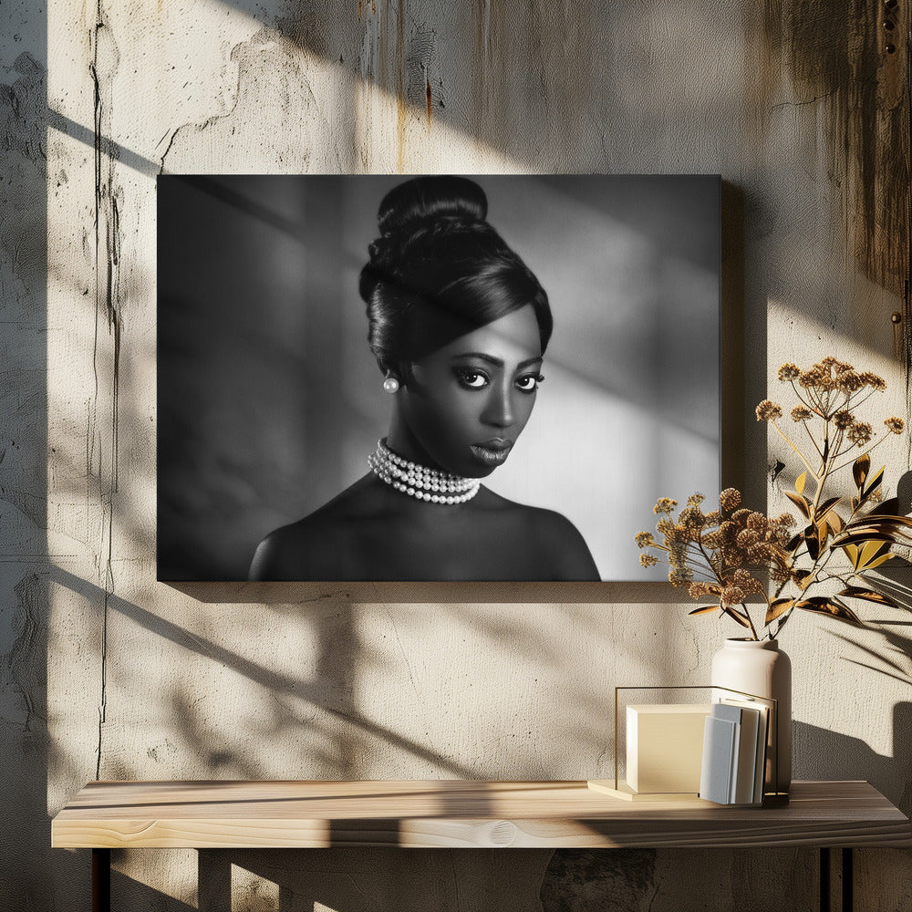 Le perle bianche | Stampe su Tela