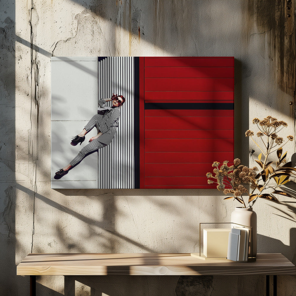 Gestreifte Illusion | Leinwand-Bilder